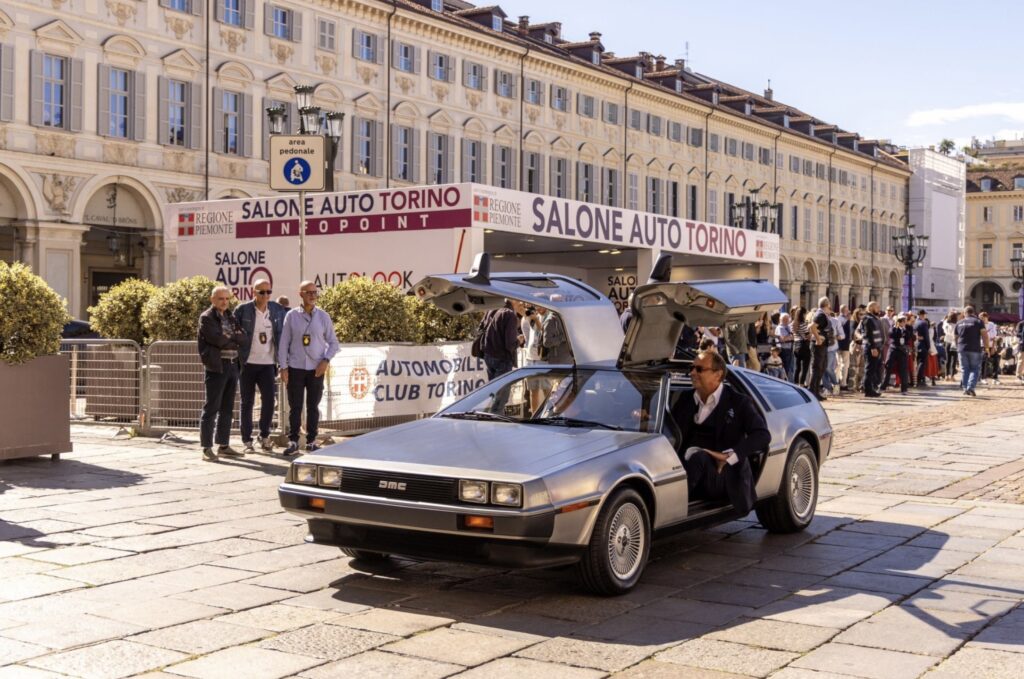 Salone dell’Auto, Torino, “Delorean” - foto ufficio stampa (#loredanacarena, #carena, #culturapiù)