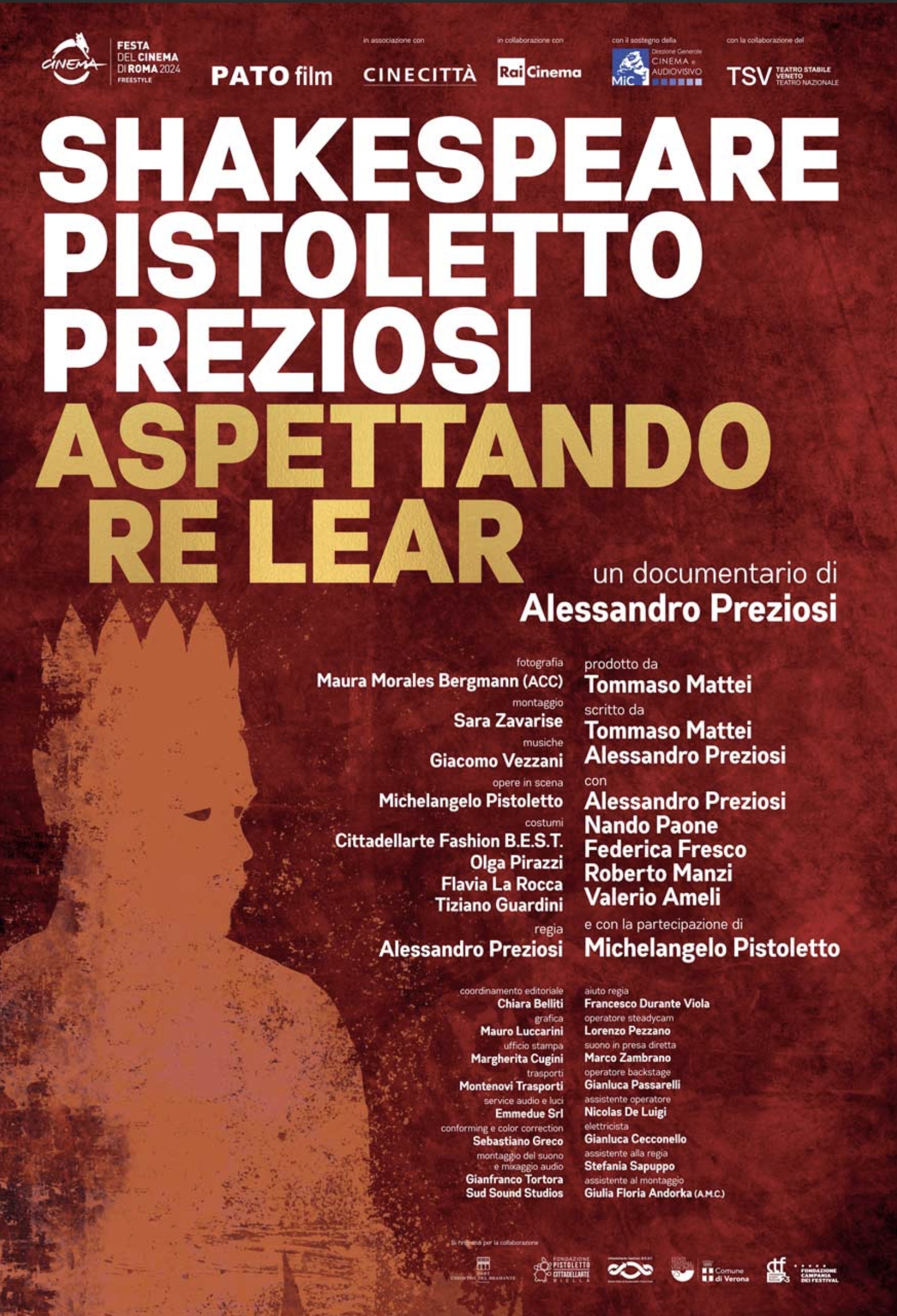 Locandina di “Aspettando Re Lear” (foto ufficio stampa)