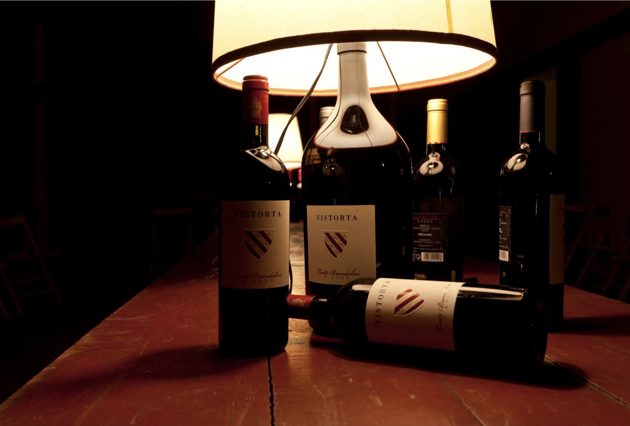 Alcuni vini prodotti dall’azienda agricola Vistorta (foto ufficio stampa)