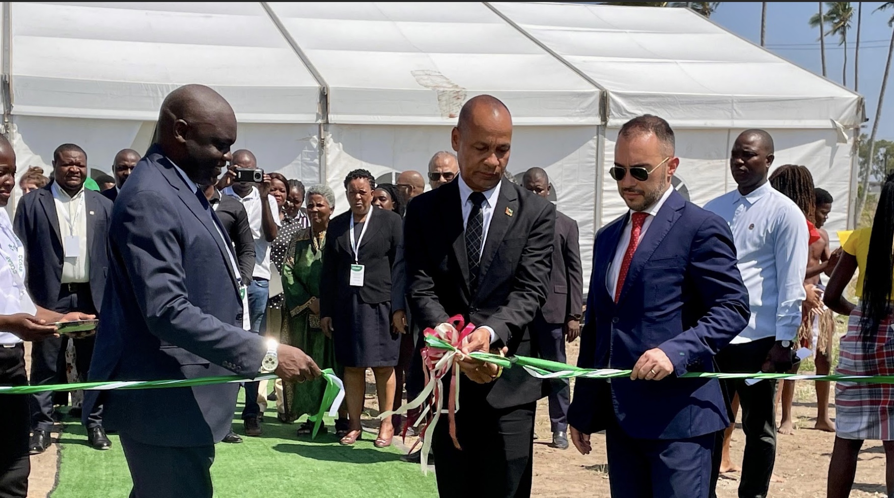 Mozambico inaugurazione del CISAF (foto ufficio stampa), #loredanacarena, #carena, #culturapiù