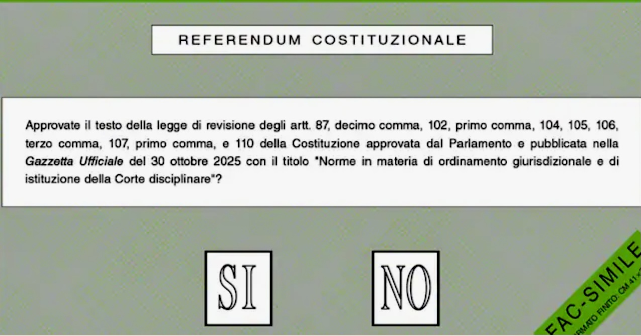 Referendum Costituzionale, 22 -23 marzo 2026 (#loredanacarena, #carena, #culturapiù)